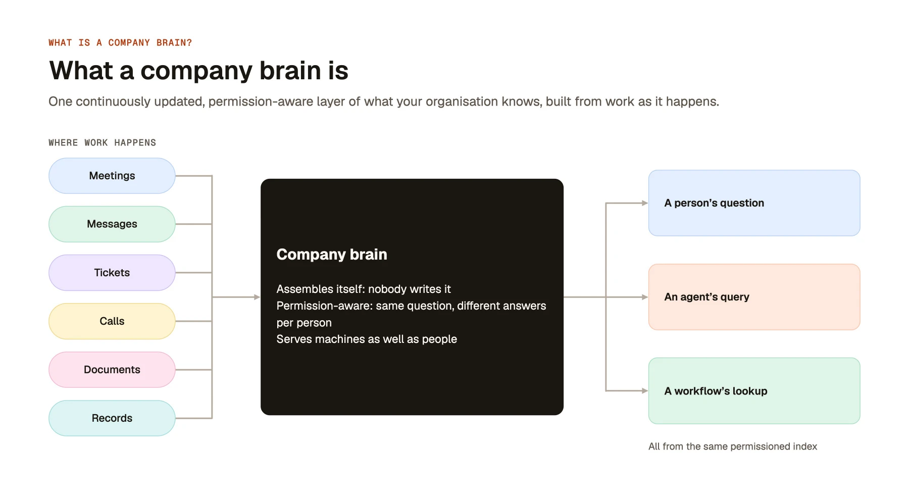 What a company brain is